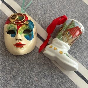 Christmas Ornament vintage lot